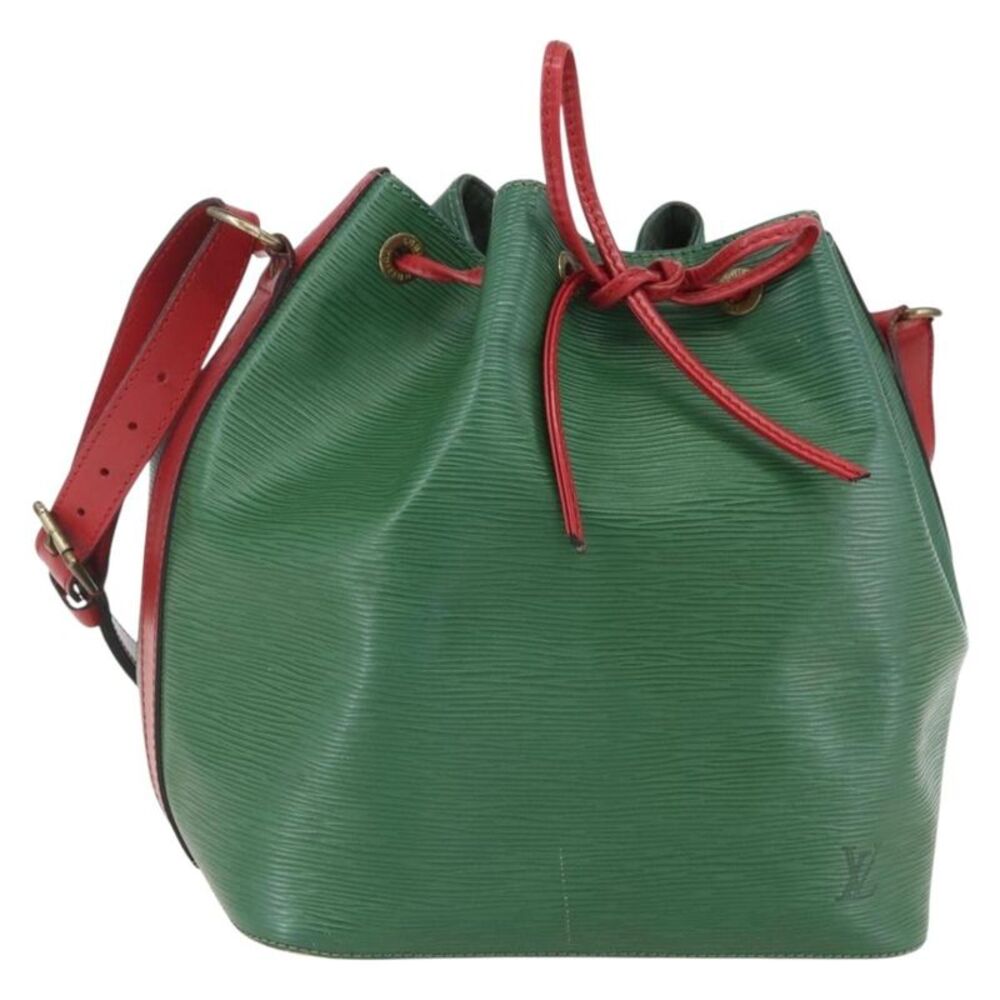 Louis Vuitton Bicolor Petit Noe Epi Leather Green Leather Shoulder Bag Bag